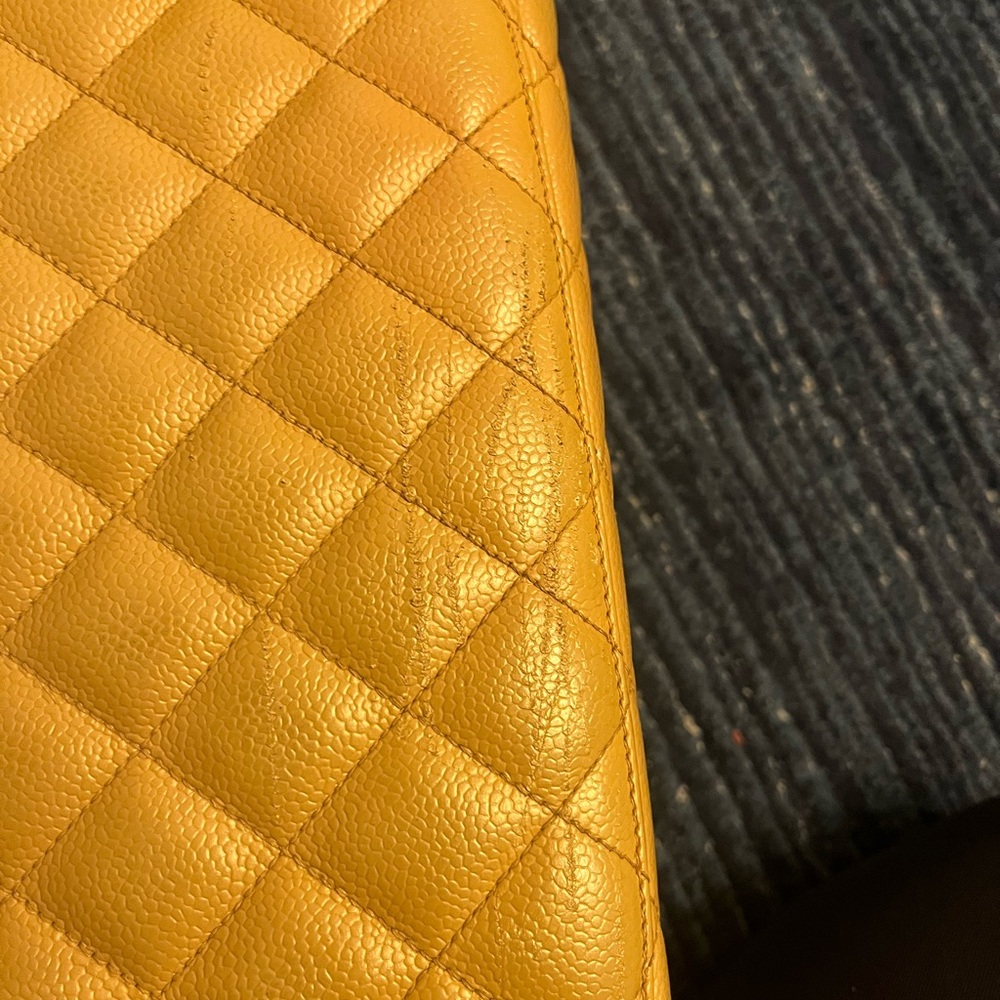 Chanel Tan Quilted Leather Tote Bag - Picture 3 of 16